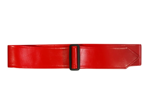 PASEK EKO SKÓRA CZERWONY 105cm