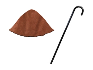 ZESTAW PASTUSZEK BRĄZOWY 2el