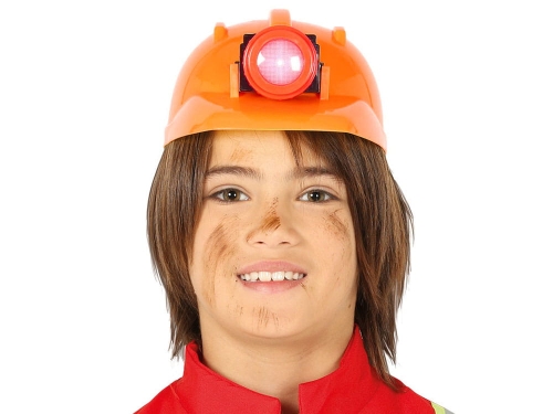 KASK BUDOWNICZY ŚWIECĄCY POMARAŃCZOWY