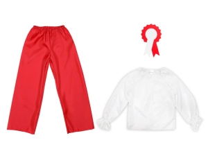 ZESTAW NARODOWY BIAŁO-CZERWONY 98-110 3el