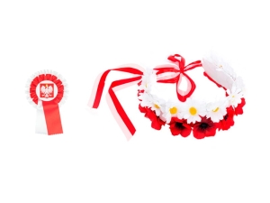 ZESTAW NARODOWY BIAŁO-CZERWONY 2el