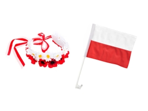 ZESTAW NARODOWY BIAŁO-CZERWONY 2el