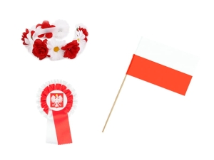 ZESTAW NARODOWY BIAŁO-CZERWONY 3el