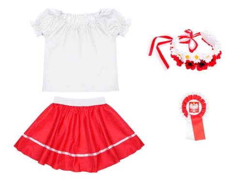 STRÓJ NARODOWY DZIEWCZYNKA 98-110 4el