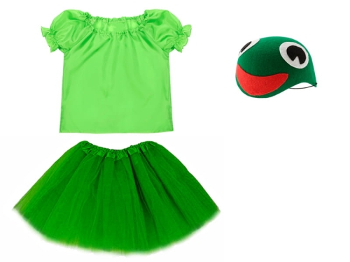 STRÓJ ŻABKA DZIEWCZĘCA 116-128 3el