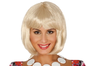 PERUKA KRÓTKA PROSTA BOB BLOND