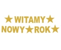 GIRLANDA WITAMY NOWY ROK ZŁOTA 3,9m