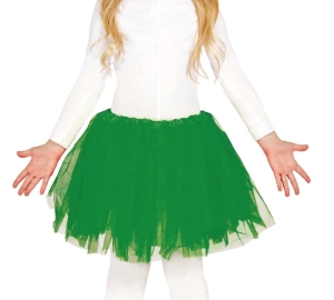 SPÓDNICZKA TIULOWA ZIELONA 30cm