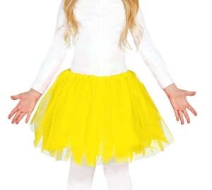 SPÓDNICZKA TIULOWA ŻÓŁTA 30cm