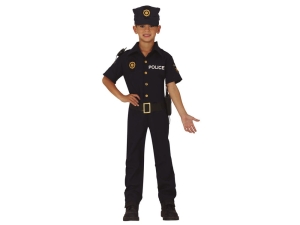 STRÓJ KOMBINEZON POLICJANT GRANATOWY 95-105