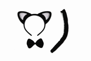 ZESTAW KOTEK CZARNY 3el