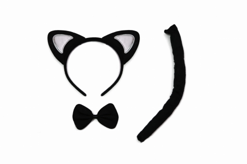 ZESTAW KOTEK CZARNY 3el