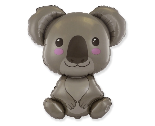 BALON MIŚ KOALA SZARY 24'' 61cm