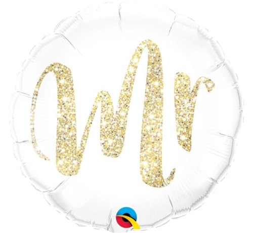 BALON MR OKRĄGŁY BIAŁY 18'' 46cm