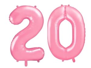 BALONY 20 RÓŻOWE 34'' 86cm 2szt