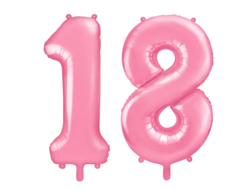 ZESTAW BALONÓW 18 RÓŻOWE 34'' 86cm 2szt