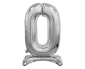 ZESTAW BALONÓW 20 SREBRNE 29'' 74cm 2szt