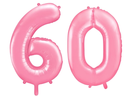 ZESTAW BALONÓW 60 RÓŻOWE 34'' 86cm 2szt