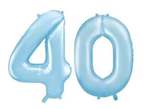 BALONY 40 NIEBIESKIE 34'' 86cm 2szt