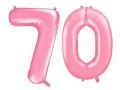 ZESTAW BALONÓW 70 RÓŻOWE 34'' 86cm 2szt