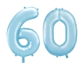 ZESTAW BALONÓW 60 NIEBIESKIE 34'' 86cm 2szt