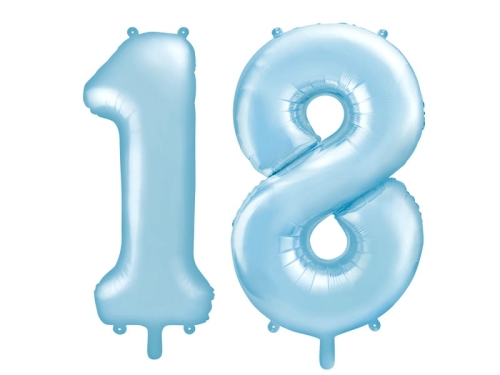 ZESTAW BALONÓW 18 NIEBIESKIE 34'' 86cm 2szt
