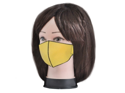 MASKA DWUWARSTWOWA SLIM ŻÓŁTA M/L