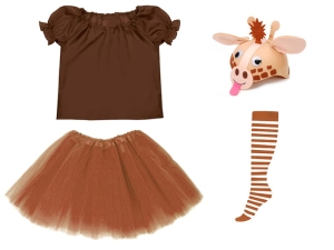 ZESTAW ŻYRAFA BRĄZOWY 98-110 4el