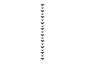 GIRLANDA NIETOPERZE CZARNA 1,5m