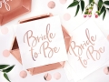 SERWETKI BRIDE TO BE BIAŁE 20szt