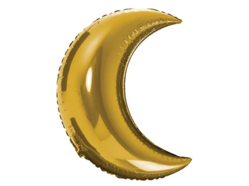 BALON KSIĘŻYC ZŁOTY 29'' 74cm