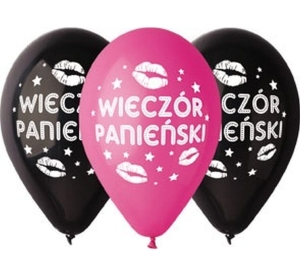 BALONY WIECZÓR PANIEŃSKI MIX 30cm 5szt