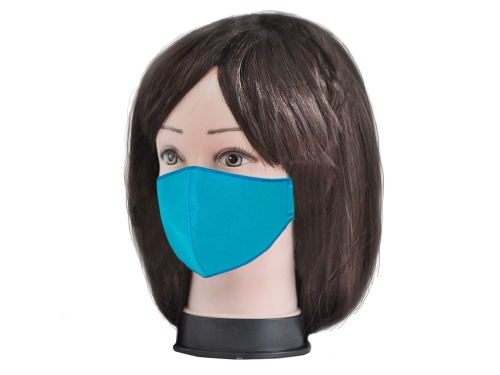 MASKA DWUWARSTWOWA SLIM NIEBIESKA M/L
