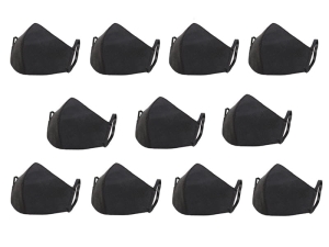 MASKA WIELORAZOWA SLIM CZARNA M/L 10szt