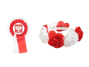 ZESTAW NARODOWY BIAŁO-CZERWONY 2el