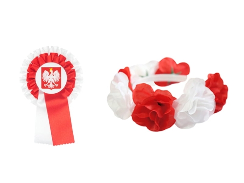 ZESTAW NARODOWY BIAŁO-CZERWONY 2el