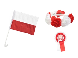 ZESTAW NARODOWY BIAŁO-CZERWONY 3el