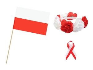 ZESTAW NARODOWY BIAŁO-CZERWONY 3el