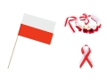 ZESTAW NARODOWY BIAŁO-CZERWONY 3el