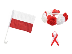 ZESTAW NARODOWY BIAŁO-CZERWONY 3el