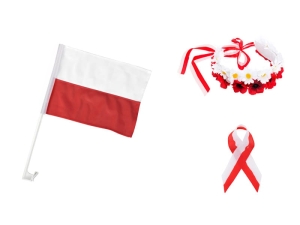 ZESTAW NARODOWY BIAŁO-CZERWONY 3el