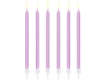 ŚWIECZKI URODZINOWE LILIOWE 12szt