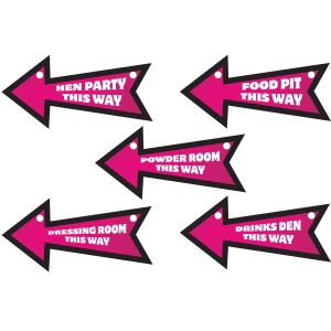 DROGOWSKAZY WIECZÓR PANIEŃSKI RÓŻOWE 25cm 6szt