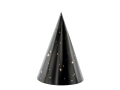 CZAPECZKI HAPPY NEW YEAR CZARNE 16cm 6szt.