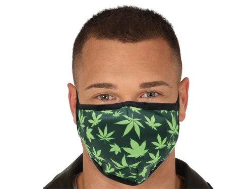 MASECZKA HIGIENICZNA TRÓJWARSTWOWA MARIHUANA ZIELONA 1szt