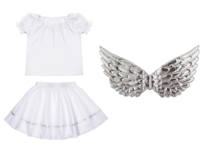 ZESTAW ANIOŁEK BIAŁY 98-110 3el