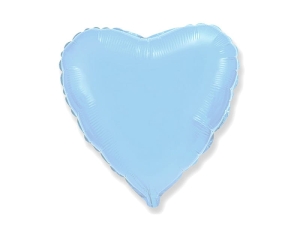 BALON FLEXMETAL SERCE BŁĘKITNY 18'' 46cm