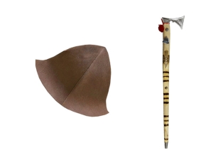 ZESTAW PASTUSZEK BRĄZOWY 2el