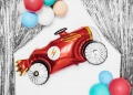 BALON AUTO CZERWONY 37'' 93cm