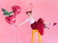BALON WIŚNIE CZERWONY 35'' 88cm